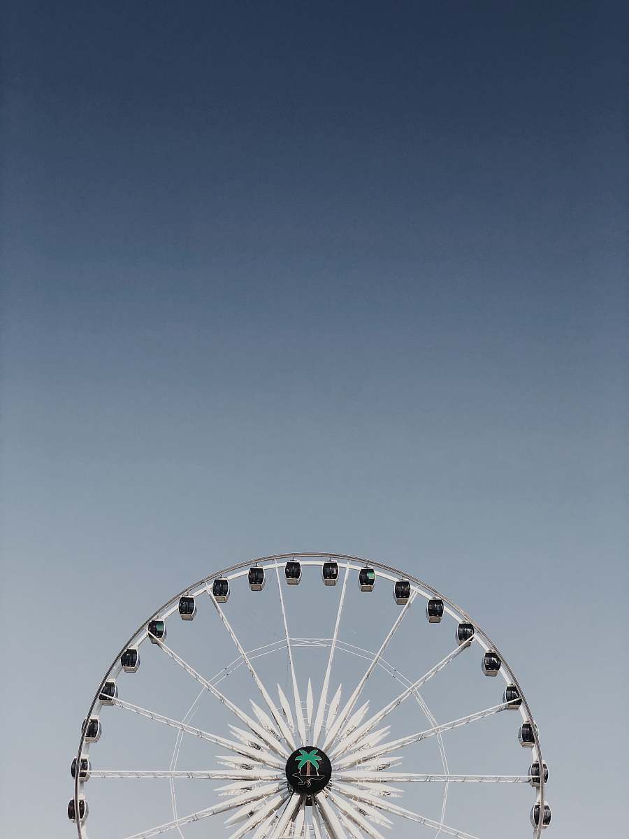 amusement park white and black Ferris wheel ferris wheel